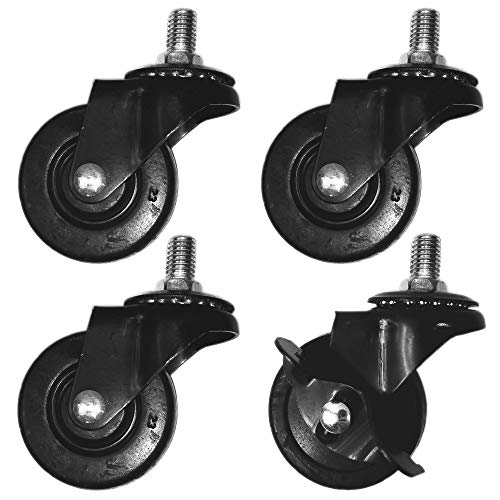 4x Transportrollen Rollen Set Lenkrolle Möbelrolle Bremse Gewindestift Laufrolle 4x Transportrollen Rollen Set Lenkrolle Möbelrolle Bremse Gewindestift Laufrolle von SC-HARDWARE