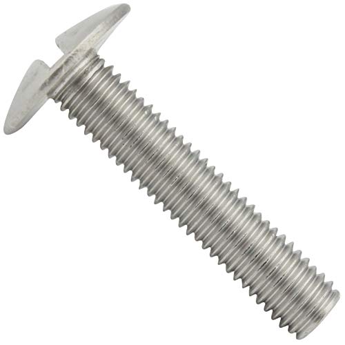Flachrundschrauben mit Schlitz - M8x40 - (10 Stück) - Becherschrauben - Vollgewinde - Edelstahl A2 V2A - SC9040 | SC-Normteile® von SC-Normteile