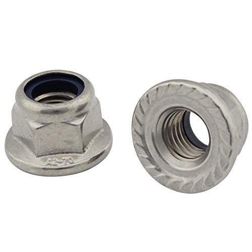 Flanschmuttern mit Sperrverzahnung (selbstsichernd) - M12 - (5 Stück) - DIN 6926 - Edelstahl A2 (V2A) - Stopmuttern/Sicherungsmuttern - SC6926 | SC-Normteile® von SC-Normteile