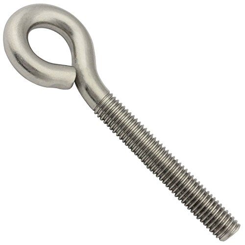 Ösenschrauben mit metrischem Gewinde - M6 x 20 mm - (10 Stück) - Gewindeösen/Ringschrauben - (Gewindelänge: 18 mm) - aus Edelstahl A2 V2A - SC9078 | SC-Normteile® von SC-Normteile
