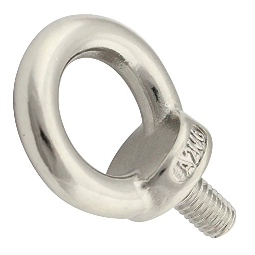 Ringschrauben (gegossen und poliert) - M6 - (4 Stück) - ähnl. DIN 580 - aus rostfreiem Edelstahl A2 V2A - Ösenschrauben - Ringbolzen - SC580 | SC-Normteile® von SC-Normteile