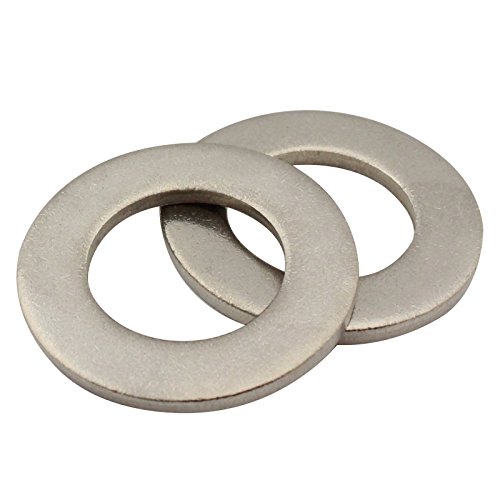 SC-Normteile | 100 Stück Unterlegscheiben Form A (Beilagscheiben) | M8 | DIN 125 | rostfreier Edelstahl A2 (V2A) | SC125 von SC-Normteile