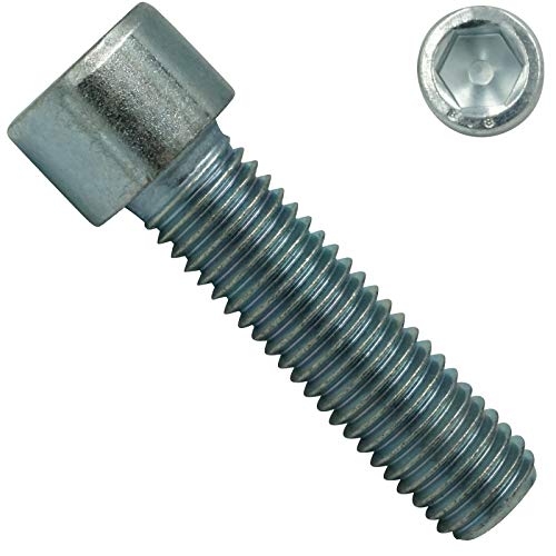 Zylinderschrauben mit ISK - M10x30 mm - 10 Stück - DIN 912 / ISO 4762 - Stahl galv. verzinkt 8.8 - SC912 von SC-Normteile