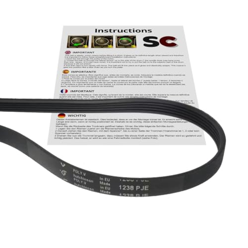 SC Solocorreas - Waschmaschinenriemen 1238 PJE von SC Solocorreas