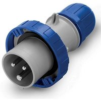 Fliegender stecker 16a 2p+e ip67 blaue farbe 218.1633p von SCAME