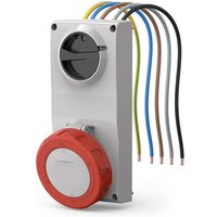 Scame - proxima verriegelte steckdose 3p+n+e 32a rot - 407.3287 von SCAME