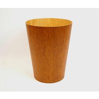 Servix Teak Papierkorb Mid Century Büro Deko Vintage Skandinavisch Holz von SCANDINAVIAMODERN