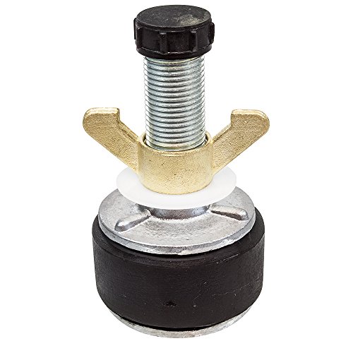 SCAPP Verstellbarer Rohrstopfen ALU 2,5“ für Rohr-Innen-Ø 62 – 70 mm, mit 1/2“ Hohlgewinde (weitere Größen verfügbar) von SCAPP