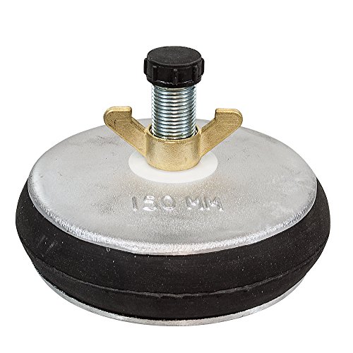 SCAPP Verstellbarer Rohrstopfen ALU 6“ für Rohr-Innen-Ø 150 – 167 mm, mit 1/2“ Hohlgewinde (weitere Größen verfügbar) von SCAPP Equipment