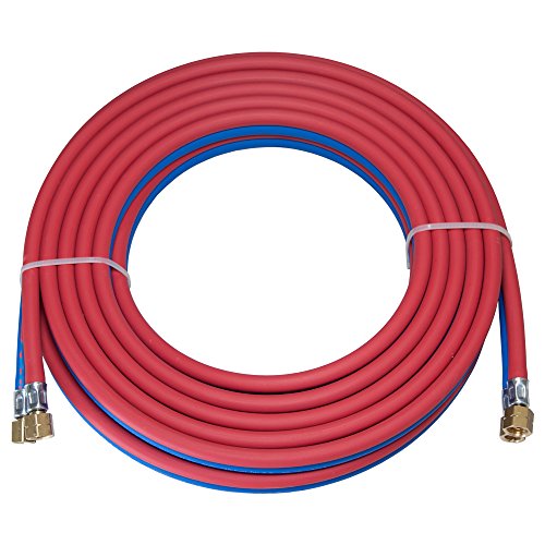 SCAPP Zwillings Autogenschlauch (dick) 16/16 Acetylen/Sauerstoff, Länge 10 Meter, für Schweiß- und Schneidarbeiten von SCAPP
