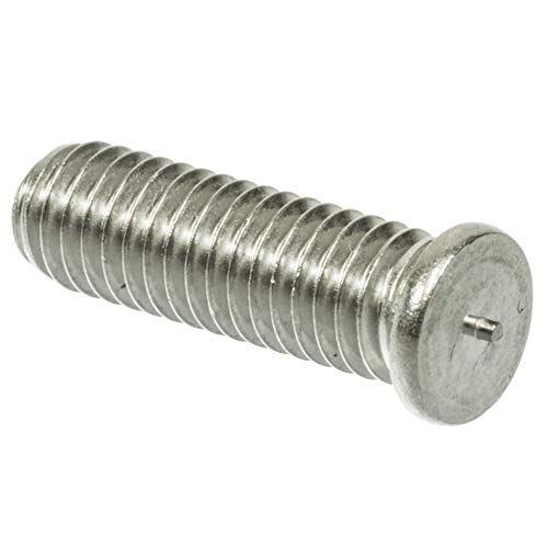 SCAPP Edelstahl (1.4301) Schweißbolzen / M3 - M8 und 6-60mm Länge auswählbar/DIN EN ISO 13918 für Spitzenzündung Typ PT/VE = 100 Stück / M3 x 8 von SCAPP