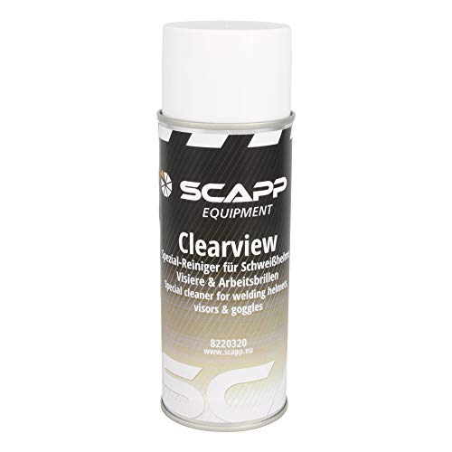 SCAPP Clearview Schweißhelmreiniger, Spezialreiniger, kraftvoller Schaum in 400 ml Spraydose SCAPP Clearview Schweißhelmreiniger, Spezialreiniger, kraftvoller Schaum in 400 ml Spraydose von SCAPP