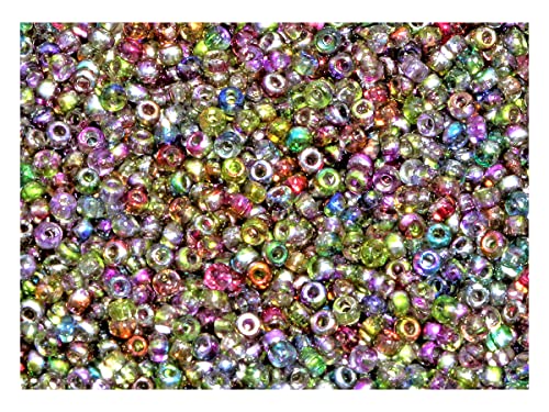 20 g Rocaiiles 11/0, Kristall Magic Gelb-Braun, Tschechisches Glas (Rocailles Seed Beads) von SCARA BEADS GET INSPIRED