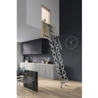 EINZIEHBARE WANDTREPPE Cm 70X90 H300 A PANTOGRAFO SCARI WALL von SCARI