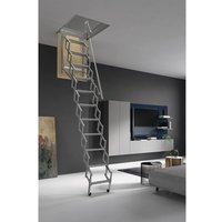 Versenkbare Sprossenleiter Für Dachboden 80x80 H300 Aus Stahl Scari Panto Versenkbare Sprossenleiter Für Dachboden 80x80 H300 Aus Stahl Scari Panto von SCARI