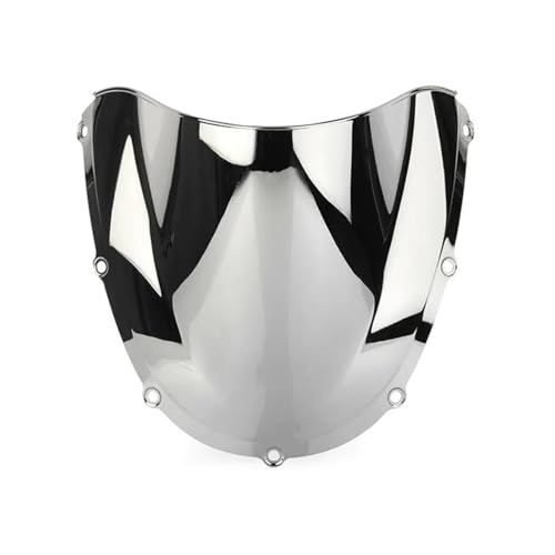 Für CBR 900 RR 954 2002-2003 CBR954 CBR954RR Motorrad Windschutzscheibe Scheibe Deflektor Schutz Motorrad Windschutzscheibe(SILBER) von SCARXUSV
