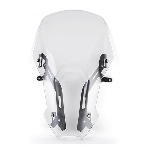 Für CRF1100L Für Afrika Twin Für Abenteuer Für Sport 2020-2023 CRF 1100 L Motorrad Frontscheibe Motorrad Windschutzscheibe(B with Bracket) von SCARXUSV
