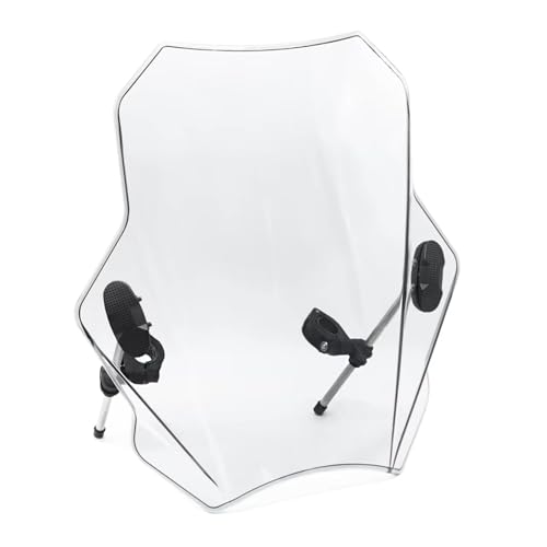 Für Indian Scout 2015-2022 Für Bobber 2018-2022 Motorrad Windschutzscheibenabweiser Motorrad Windschutzscheibe(Weiß) von SCARXUSV