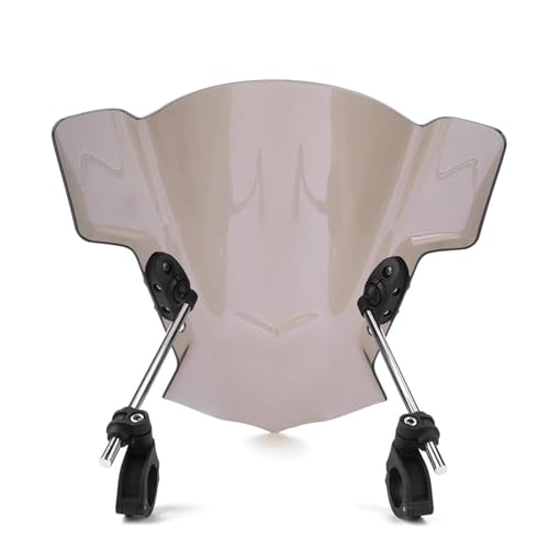 Für MT03 MT25 YZF-R6 FZ09 MT09 Motorrad Windschild Motorrad Windschutzscheibe(Rauch) von SCARXUSV