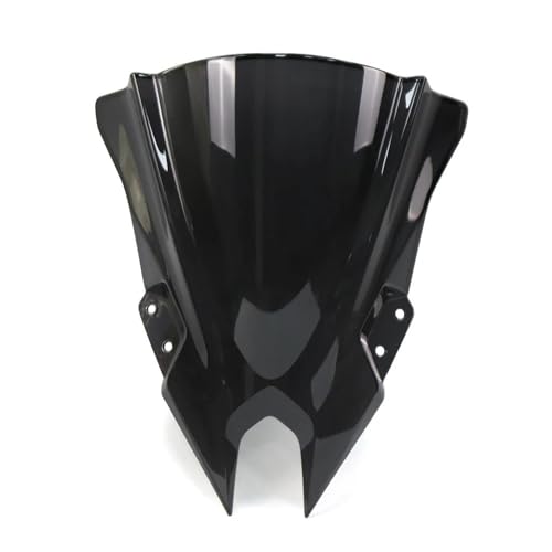 Für Ninja 500 SE Für Ninja500 2024 Motorrad Windschutzscheibe Verkleidung Deflektor Motorrad Windschutzscheibe(Schwarz) von SCARXUSV