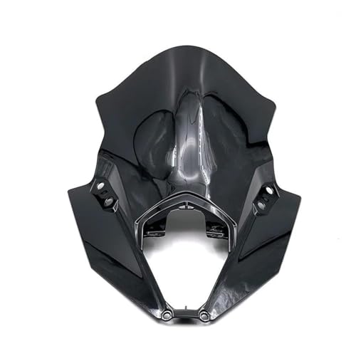 Für Ninja 650 ER-6F ER6F 2020-2022 Motorrad Windschutzscheibe Deflektor Motorrad Windschutzscheibe(Schwarz) von SCARXUSV