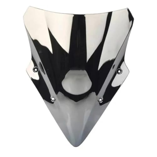 Für Ninja 650 ER6F 2017-2019 Motorrad Racing Windschutzscheibe Windschotter Motorrad Windschutzscheibe(Chrom) von SCARXUSV