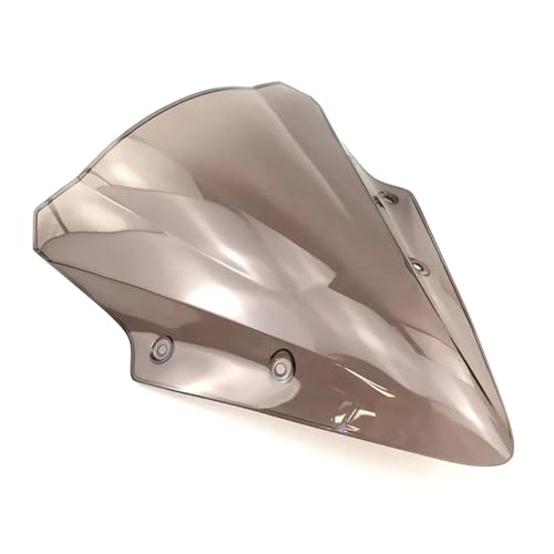 Für Ninja 650 ER6F 2017-2019 Motorrad Racing Windschutzscheibe Windschotter Motorrad Windschutzscheibe(Rauch) von SCARXUSV