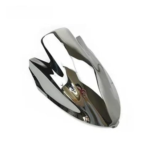 Für Ninja 650 ER6F EX650R ER-6F EX 650R 2006-2008 Motorrad Windschild Motorrad Windschutzscheibe(Chrom) von SCARXUSV