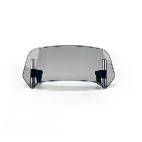 Für Suzuki DR-Z400 Für Bandit GSF 650 SV650 Motorrad Windschutzscheibenverlängerung Erhöhen Sie Den Deflektor Motorrad Windschutzscheibe(L Smo-ke) von SCARXUSV