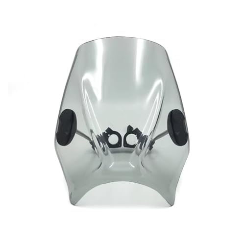 Für Triumph Für Speed 400 Für Speed400 Für Scrambler 400 X 400X Für Scrambler400X Motorrad Windschild Motorrad Windschutzscheibe(Rauchiges Grau) von SCARXUSV
