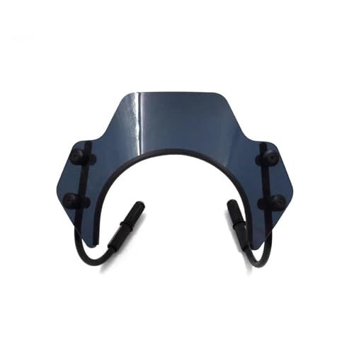 Für Vespa GTS300 Für Super 125-300cc GTS 300 GTS250 GTS125 2023 Motorrad Frontscheibe Motorrad Windschutzscheibe(Durchscheinend schwarz) von SCARXUSV