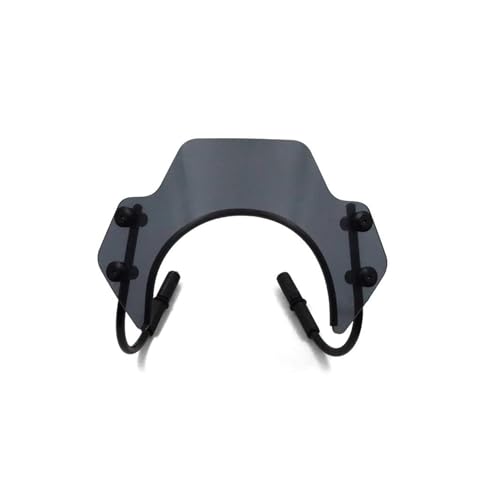 Für Vespa GTS300 GTS125 Für Super 125-300cc GTS 300 125 Motorrad Frontscheibe Motorrad Windschutzscheibe(GRAU) von SCARXUSV