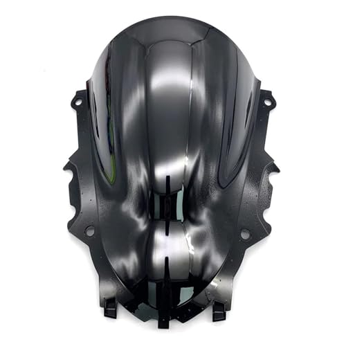 Für YZF-R3 2019-2023 YZF-R25 R3 R25 Motorrad Sport Racing Windschutzscheibenabweiser Motorrad Windschutzscheibe(Schwarz) von SCARXUSV