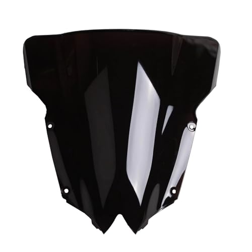 Für YZF R6 600 2008-2016 Motorrad Windschild Motorrad Windschutzscheibe(Schwarz) von SCARXUSV