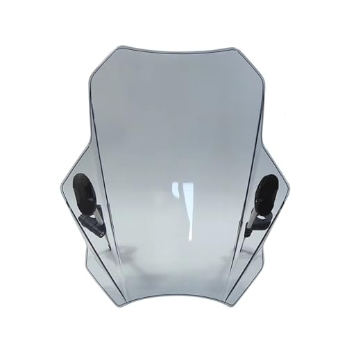 Für Z1000 Z1000R Z125 Z250SL Z300 Z400 Z650 Z750 Z800 Z800E Z900 Z900RS Motorrad Windschild Motorrad Windschutzscheibe(GRAU) von SCARXUSV