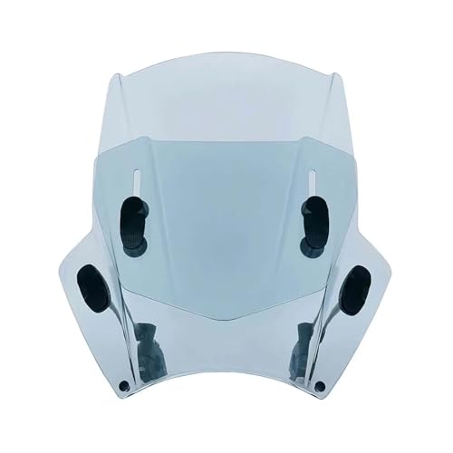 Für Z1000 Z1000R Z125 Z250SL Z300 Z400 Z650 Z750 Z800 Z800E Z900 Z900RS Motorrad Windschild Motorrad Windschutzscheibe(Grau1) von SCARXUSV