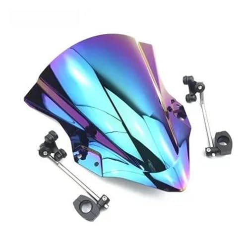 Für Z1000 Z800 Z250 Z300 Z750 Z750R ER4N ER6N ER6F ER 6N 6F Z 750 250 800 Motorrad Windschutzscheiben Deflektoren Motorrad Windschutzscheibe(Iridium) von SCARXUSV