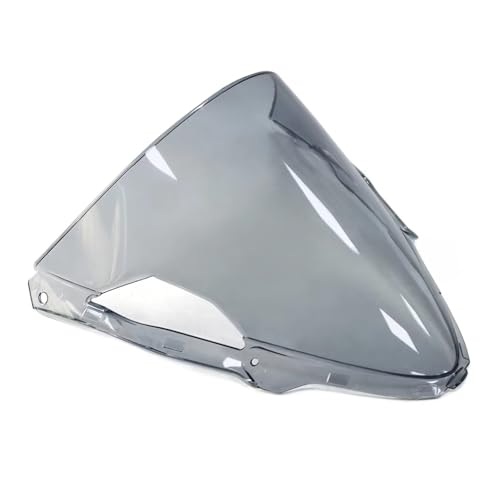 Für ZX6R ZX 6R 2024 Motorrad Windschutzscheibe Motorrad Windschutzscheibe(GRAU) von SCARXUSV