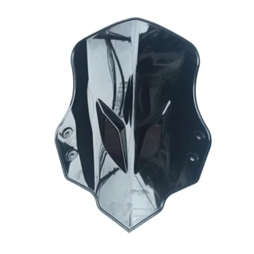 Längere Vordere Motorrad Windschutzscheibe Für Keeway RKF 125 Motorrad Windschutzscheibe(Schwarz) von SCARXUSV