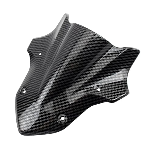 Motorrad Spoiler Verkleidung Windschutzscheibe Deflektor Für Z900 201-2019 Motorrad Windschutzscheibe(Dunkelgrau) von SCARXUSV