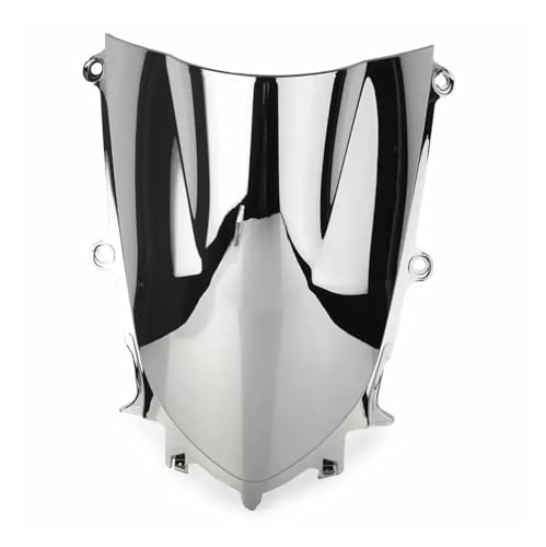 Motorrad Windschild Für YZF-R6 YZF600 R6 R7 2017-2022 Motorrad Windschutzscheibe(SILBER) von SCARXUSV