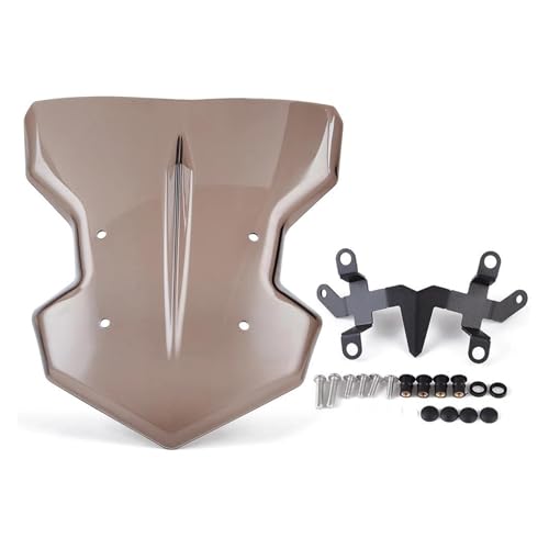 Motorrad Windschotter Schild Bildschirm Windschutzscheibe Für MT03 MT25 MT 03 25 MT-03 MT-25 2020-2022 Motorrad Windschutzscheibe(BRAUN) von SCARXUSV
