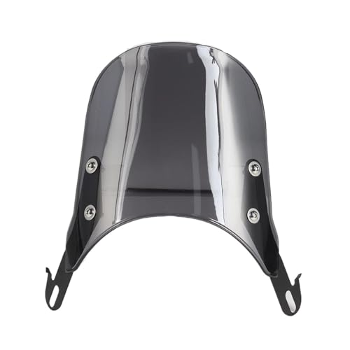 Motorrad Windschotter Windschild Für Ducati Für Scrambler 2015-2018 Motorrad Windschutzscheibe(GRAU) von SCARXUSV
