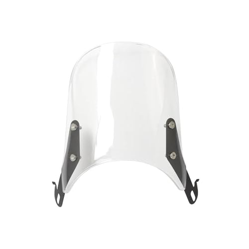 Motorrad Windschotter Windschild Für Ducati Für Scrambler 2015-2018 Motorrad Windschutzscheibe(Weiß) von SCARXUSV