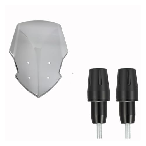 Motorrad Windschutzscheibe Deflektor Für MT07 MT-07 FZ-07 MT 07 2018-2020 Motorrad Windschutzscheibe(SET2) von SCARXUSV