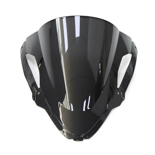 Motorrad Windschutzscheibe Deflektor Protektor Für Ninja ZX-6R ZX6R ZX6R ZX-6R 2024-2026 Motorrad Windschutzscheibe(Schwarz) von SCARXUSV