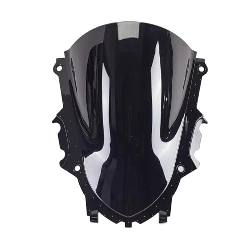 Motorrad Windschutzscheibe Frontscheibe Für YZF-R3 YZF-R25 R3 R25 2019-2022 Motorrad Windschutzscheibe(Schwarz) von SCARXUSV