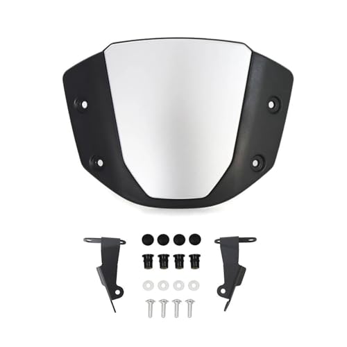 Motorrad Windschutzscheibe Frontverkleidung Windschotter Protektor Für CB1000R CB 1000 R 2021-2025 Motorrad Windschutzscheibe(SILBER) von SCARXUSV