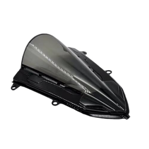 Motorrad Windschutzscheibe Für CBR650R CBR 650R 2019-2025 Motorrad Windschutzscheibe(Matte Black Gray) von SCARXUSV