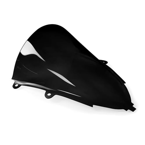 Motorrad Windschutzscheibe Für CBR650R CBR 650R 2019-2025 Motorrad Windschutzscheibe(Schwarz) von SCARXUSV